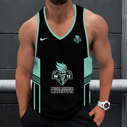[FAN FAVORITE] NEW CUSTOMIZED WNBA10 NYL NEW YORK LIBERTY UNISEX TANK TOP
