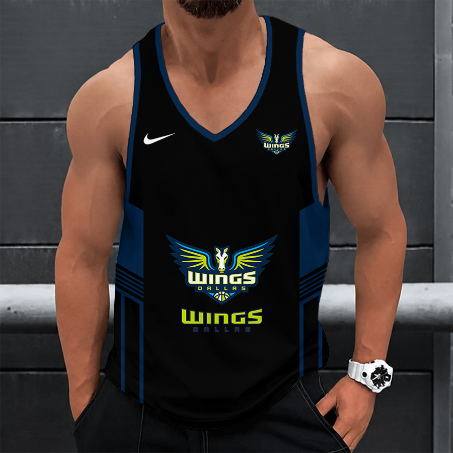 [FAN FAVORITE] NEW CUSTOMIZED WNBA04 DLW DALLAS WINGS UNISEX TANK TOP