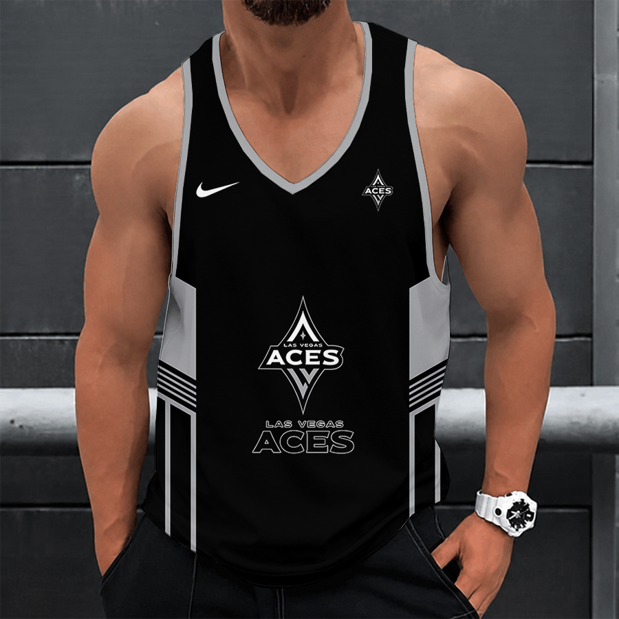 [FAN FAVORITE] NEW CUSTOMIZED WNBA07 LVA LAS VEGAS ACES UNISEX TANK TOP