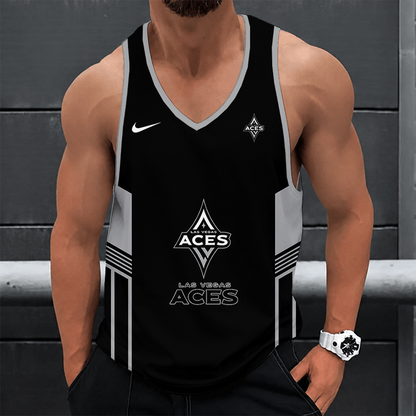 [FAN FAVORITE] NEW CUSTOMIZED WNBA07 LVA LAS VEGAS ACES UNISEX TANK TOP