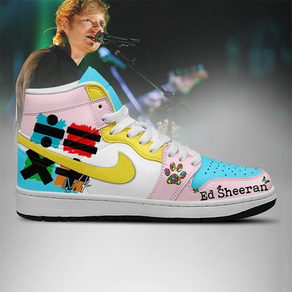 NEW PREMIUM ED SHEERAN UNISEX AIR JORDAN MID SNEAKER