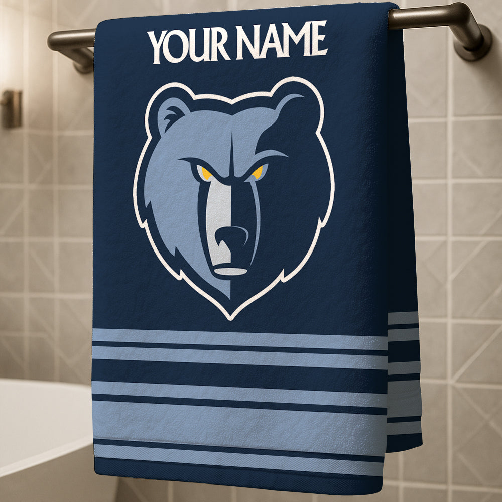 The Grizz Show NBA Personalized Beach & Bath Towel