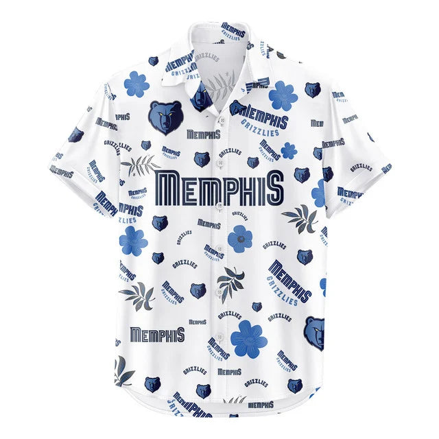 LIMITED EDITION - NEW CUSTOMIZED NBA13 MGR MEMPHIS GRIZZLIES UNISEX HAWAIIAN SHIRT & SHORTS SET