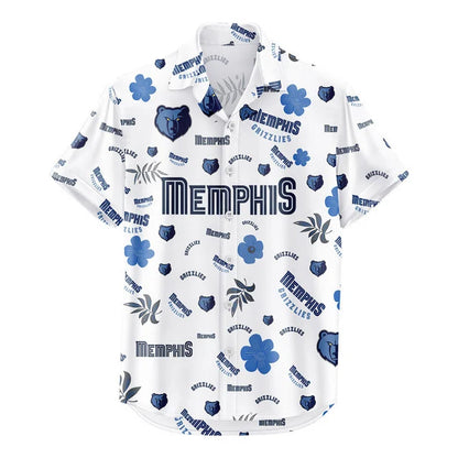 LIMITED EDITION - NEW CUSTOMIZED NBA13 MGR MEMPHIS GRIZZLIES UNISEX HAWAIIAN SHIRT & SHORTS SET