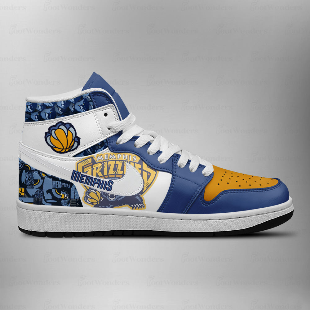 [HOT DEAL] NEW CUSTOMIZED NBA13 MGR MEMPHIS GRIZZLIES AIR JORDAN SNEAKERS