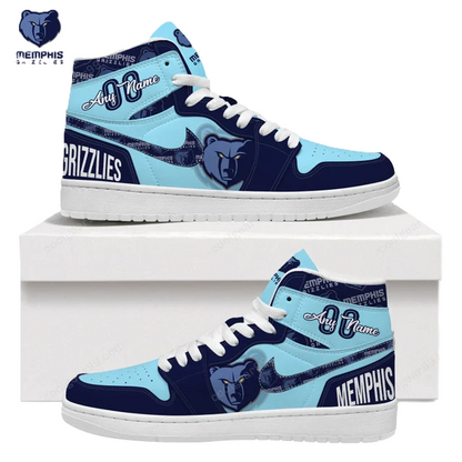 [HOT DEAL] NEW CUSTOMIZED NBA13 MGR MEMPHIS GRIZZLIES AIR JORDAN SNEAKERS