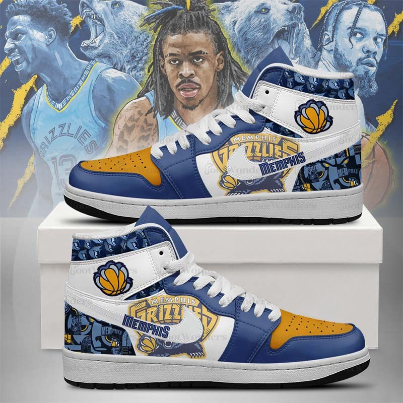 [HOT DEAL] NEW CUSTOMIZED NBA13 MGR MEMPHIS GRIZZLIES AIR JORDAN SNEAKERS