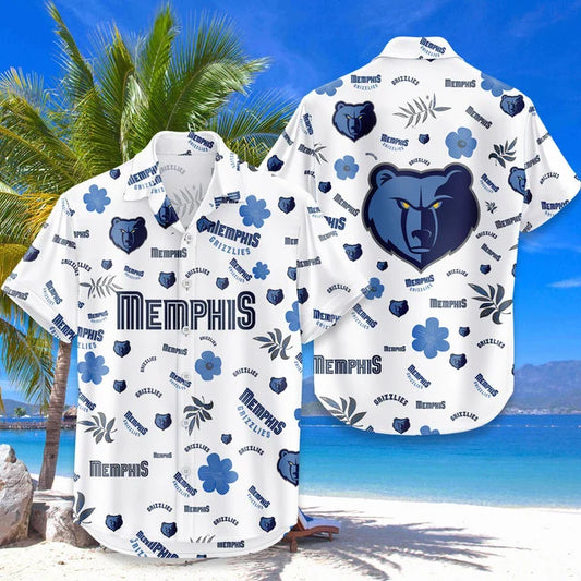 LIMITED EDITION - NEW CUSTOMIZED NBA13 MGR MEMPHIS GRIZZLIES UNISEX HAWAIIAN SHIRT & SHORTS SET