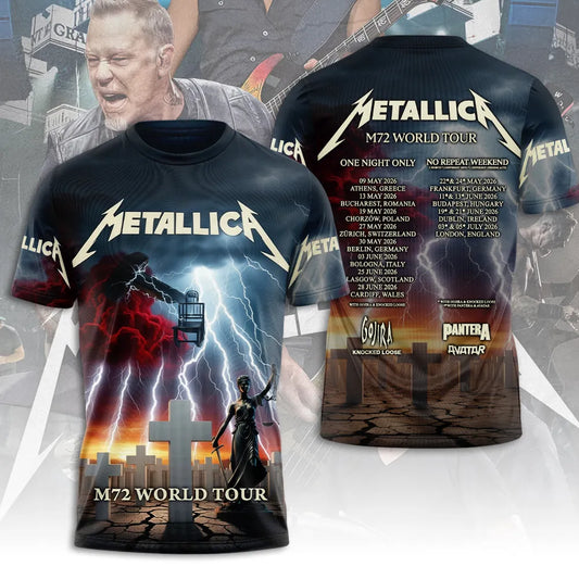 NEW PREMIUM METALLICA UNISEX T-SHIRT, POLO, HOODIE & JACKETS 2026