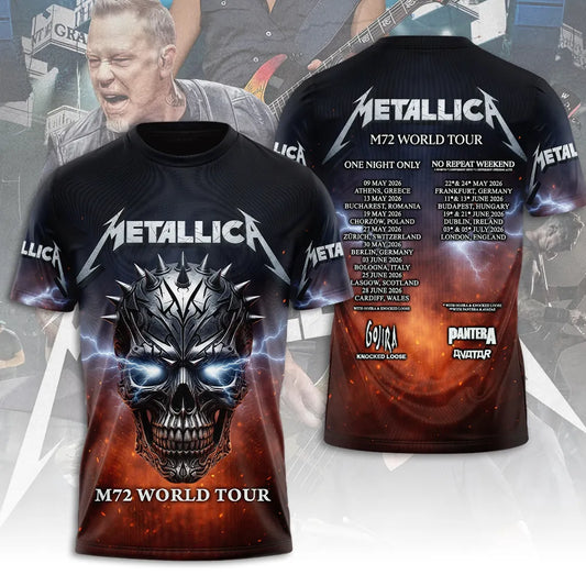 NEW PREMIUM METALLICA UNISEX T-SHIRT, POLO, HOODIE & JACKETS 2026