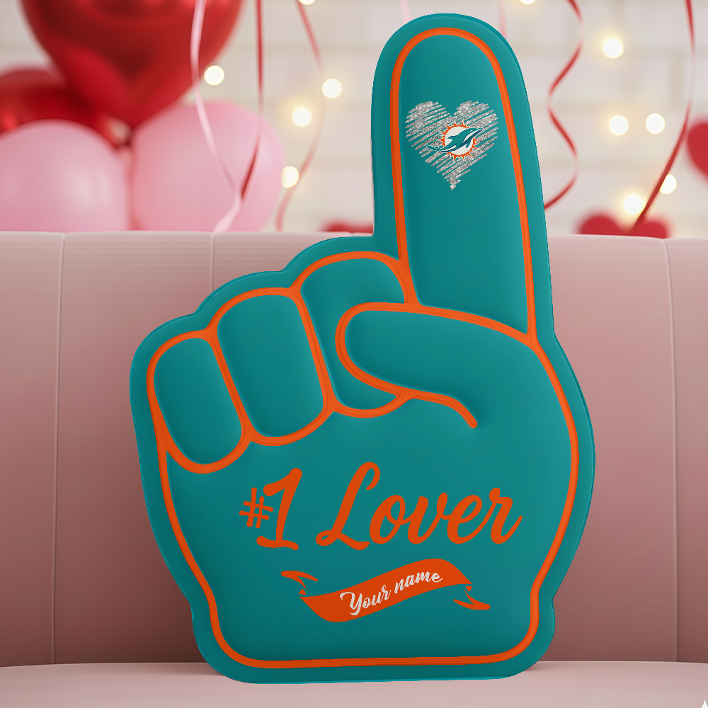 LIMITED EDITION - NEW CUSTOMIZED NFL19 MDP MIAMI DOLPHINS 3D BODY PILLOW