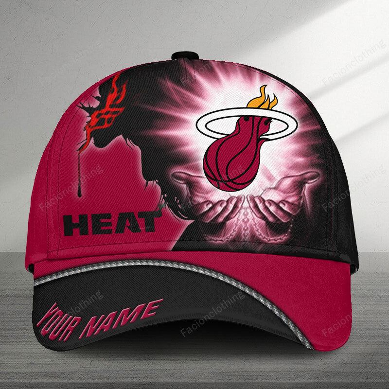 LIMITED EDITION - NEW CUSTOMIZED NBA20 MHE MIAMI HEAT CLASSIC CAP