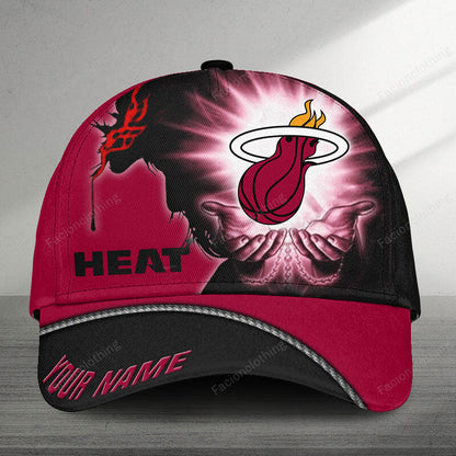 LIMITED EDITION - NEW CUSTOMIZED NBA20 MHE MIAMI HEAT CLASSIC CAP