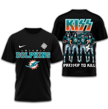 LIMITED EDITION - NEW CUSTOMIZED NFL19 MDP MIAMI DOLPHINS T-SHIRT | MULTIPLE COLORS AVAILABLE