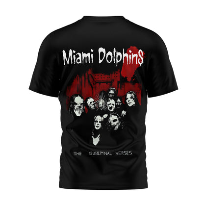 LIMITED EDITION - NEW CUSTOMIZED NFL19 MDP MIAMI DOLPHINS SLIPKNOT 3D SHIRT