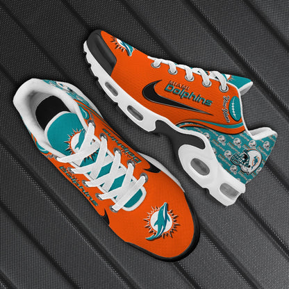 LIMITED EDITION - NEW CUSTOMIZED NFL19 MDP MIAMI DOLPHINS UNISEX AIR MAX PLUS SNEAKERS