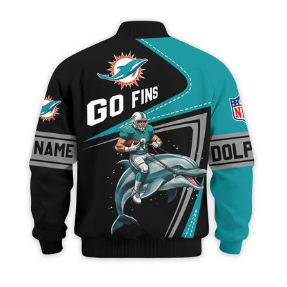 LIMITED EDITION - NEW CUSTOMIZED NFL19 MDP MIAMI DOLPHINS UNISEX T-SHIRT, POLO, HOODIE & JACKETS