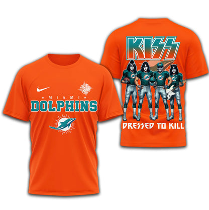 LIMITED EDITION - NEW CUSTOMIZED NFL19 MDP MIAMI DOLPHINS T-SHIRT | MULTIPLE COLORS AVAILABLE