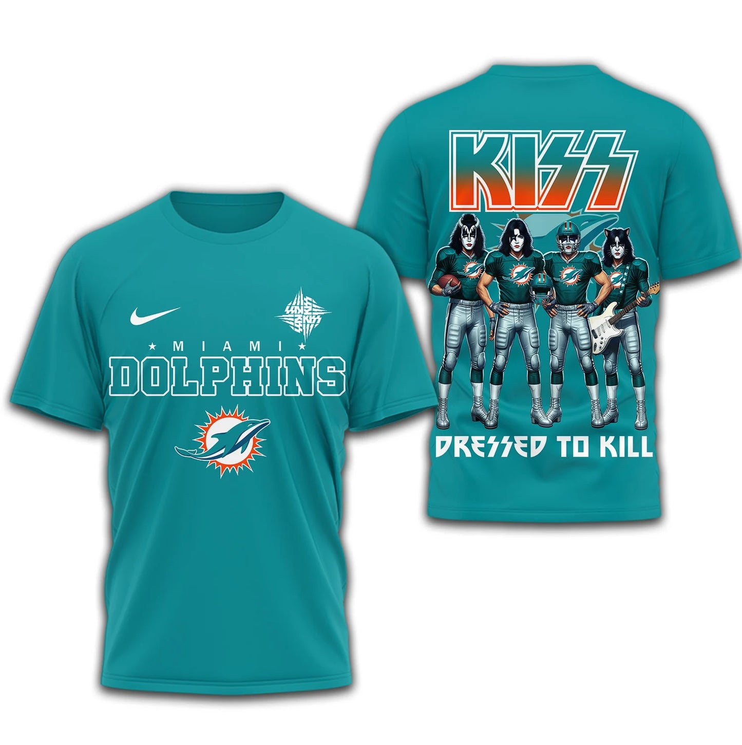 LIMITED EDITION - NEW CUSTOMIZED NFL19 MDP MIAMI DOLPHINS T-SHIRT | MULTIPLE COLORS AVAILABLE