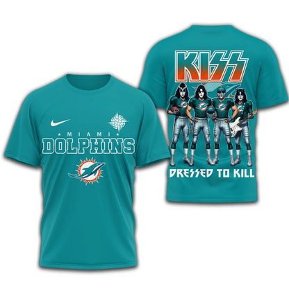 LIMITED EDITION - NEW CUSTOMIZED NFL19 MDP MIAMI DOLPHINS T-SHIRT | MULTIPLE COLORS AVAILABLE