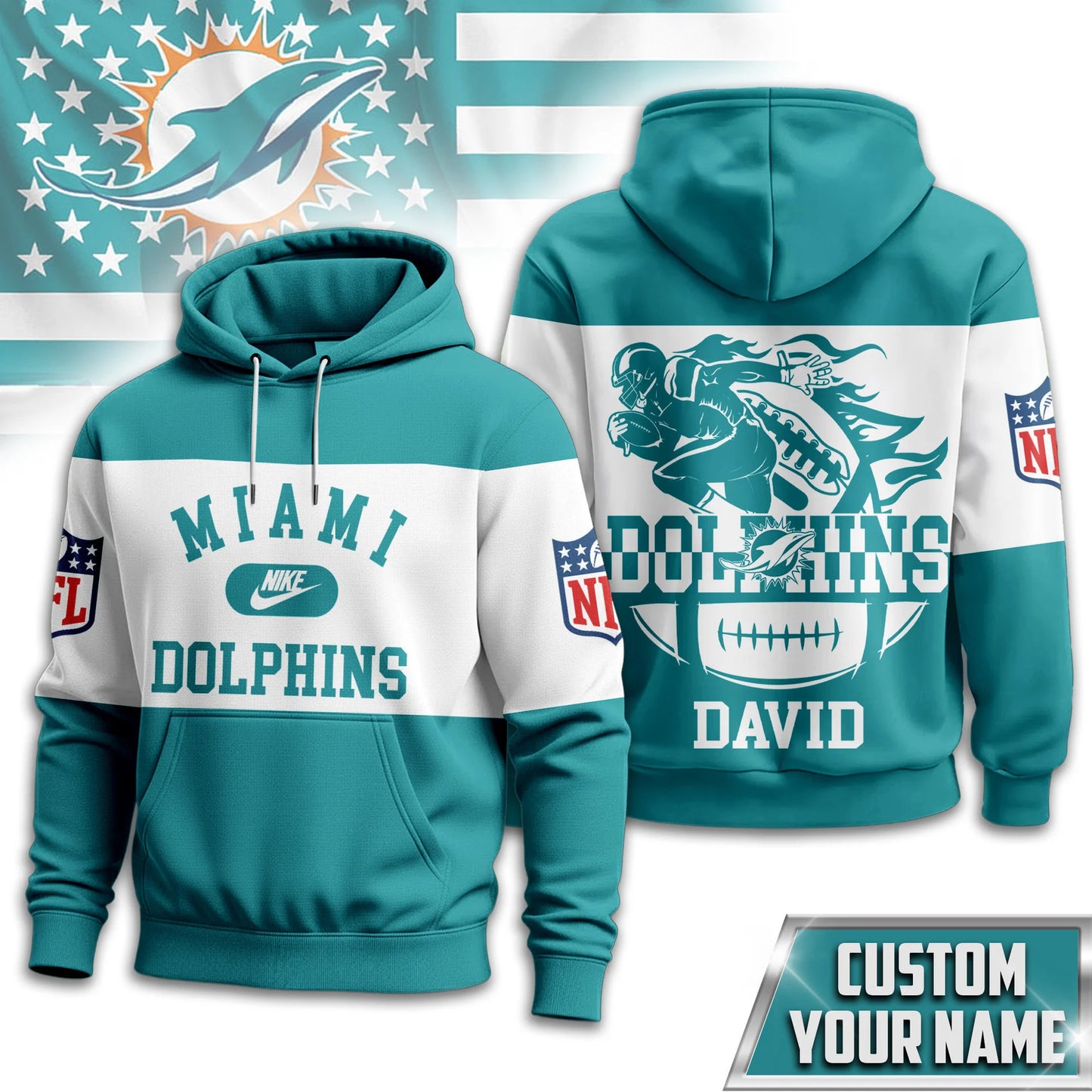 LIMITED EDITION - NEW CUSTOMIZED NFL19 MDP MIAMI DOLPHINS T-SHIRT, HOODIE, ZIP HOODIE