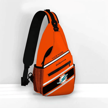 LIMITED EDITION - NEW CUSTOMIZED NFL19 MDP MIAMI DOLPHINS SLING BAG