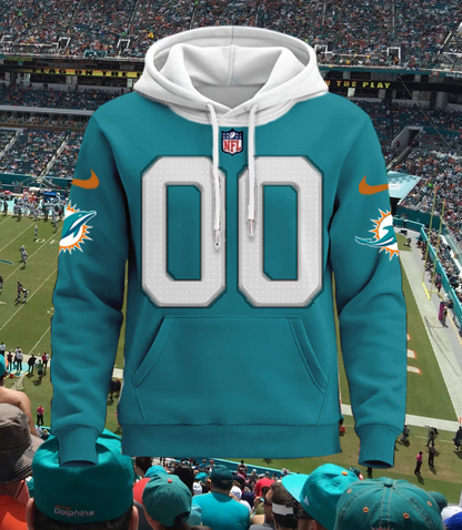 LIMITED EDITION - NEW CUSTOMIZED NFL19 MDP MIAMI DOLPHINS UNISEX T-SHIRT, POLO, HOODIE & JACKETS