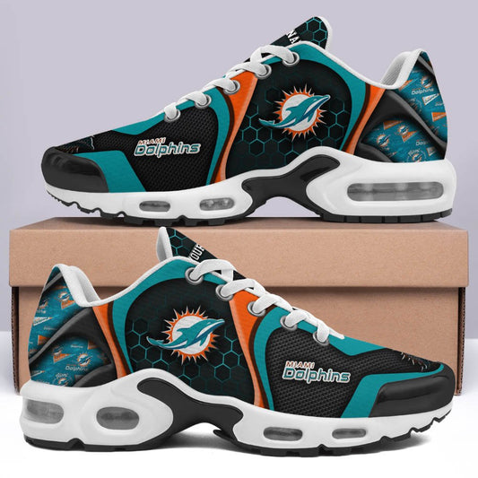 LIMITED EDITION - NEW CUSTOMIZED NFL19 MDP MIAMI DOLPHINS UNISEX AIR MAX PLUS SNEAKERS