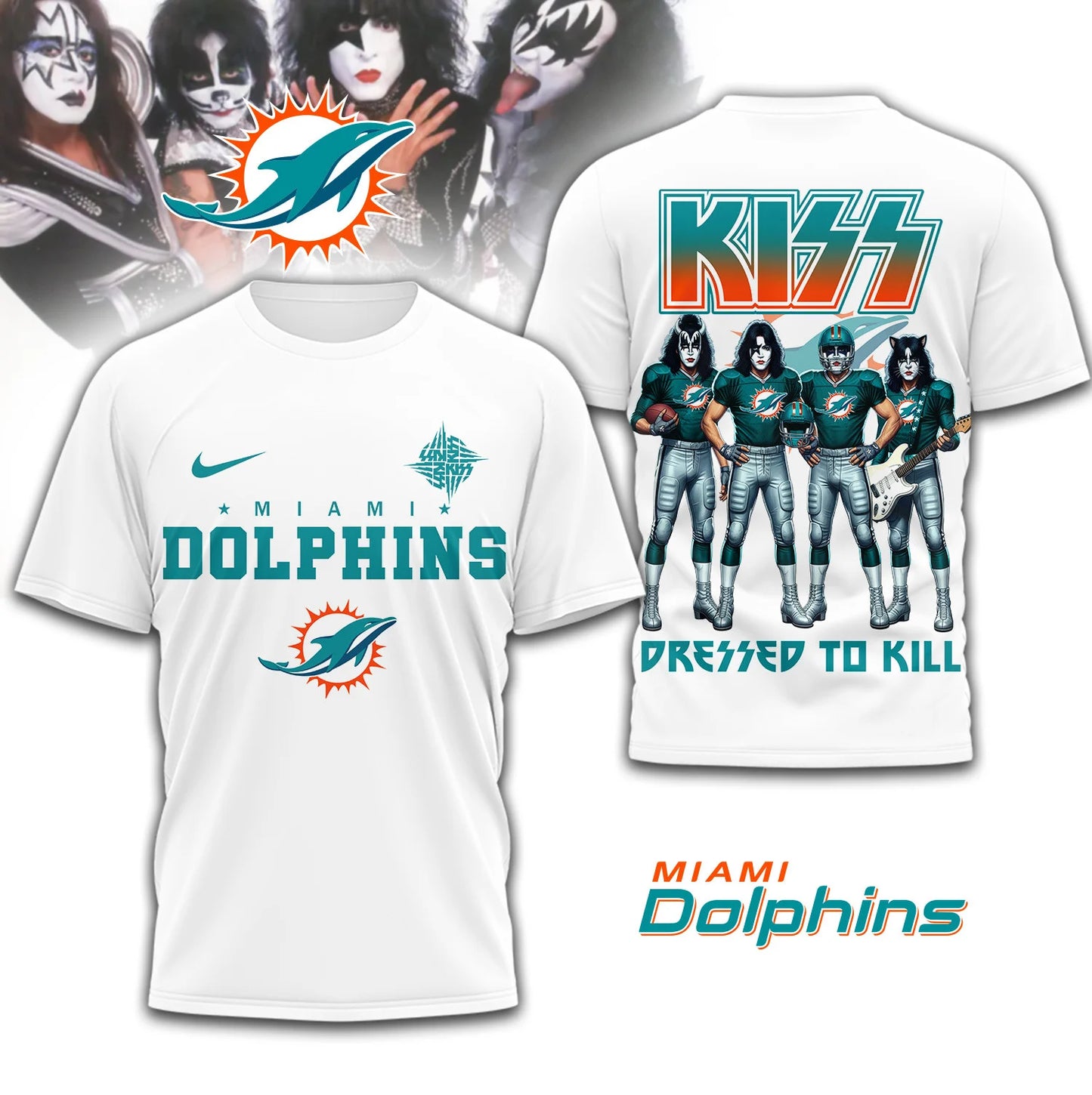 LIMITED EDITION - NEW CUSTOMIZED NFL19 MDP MIAMI DOLPHINS T-SHIRT | MULTIPLE COLORS AVAILABLE
