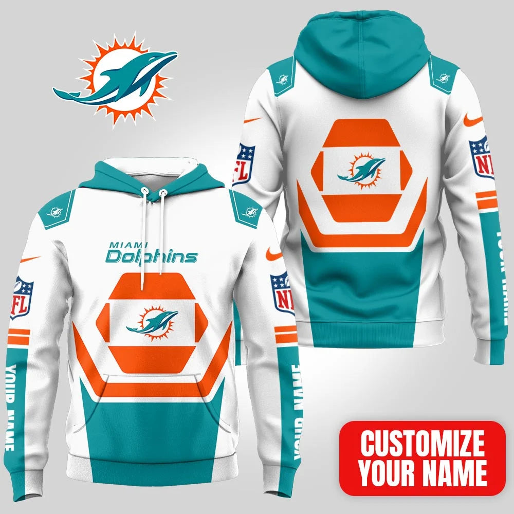 LIMITED EDITION - NEW CUSTOMIZED NFL19 MDP MIAMI DOLPHINS UNISEX T-SHIRT, POLO, HOODIE & JACKETS