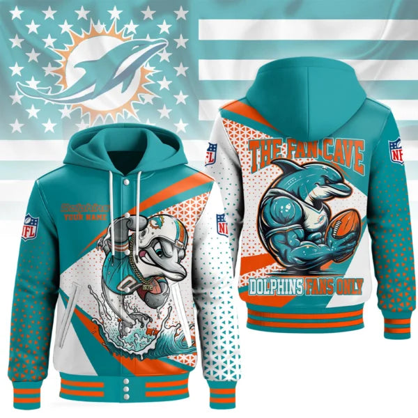 LIMITED EDITION - NEW CUSTOMIZED NFL19 MDP MIAMI DOLPHINS UNISEX T-SHIRT, POLO, HOODIE & JACKETS