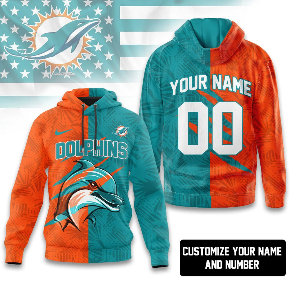 LIMITED EDITION - NEW CUSTOMIZED NFL19 MDP MIAMI DOLPHINS T-SHIRT, HOODIE, ZIP HOODIE