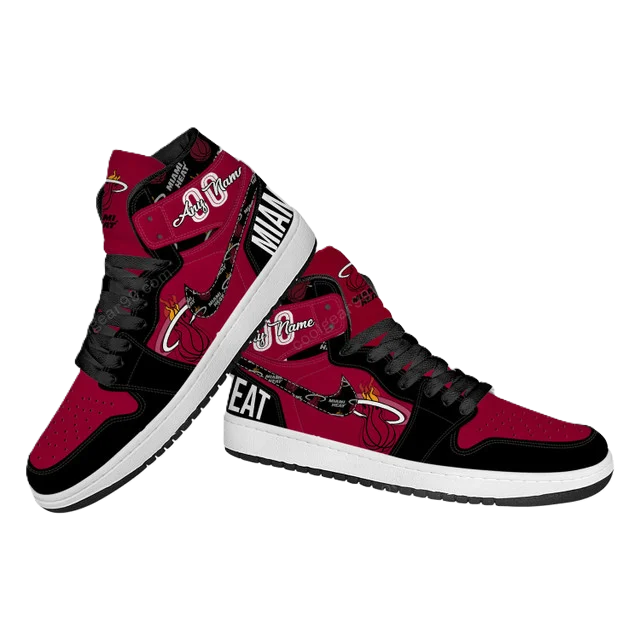 [HOT DEAL] NEW CUSTOMIZED NBA20 MHE MIAMI HEAT AIR JORDAN SNEAKERS