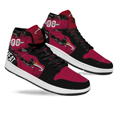 [HOT DEAL] NEW CUSTOMIZED NBA20 MHE MIAMI HEAT AIR JORDAN SNEAKERS