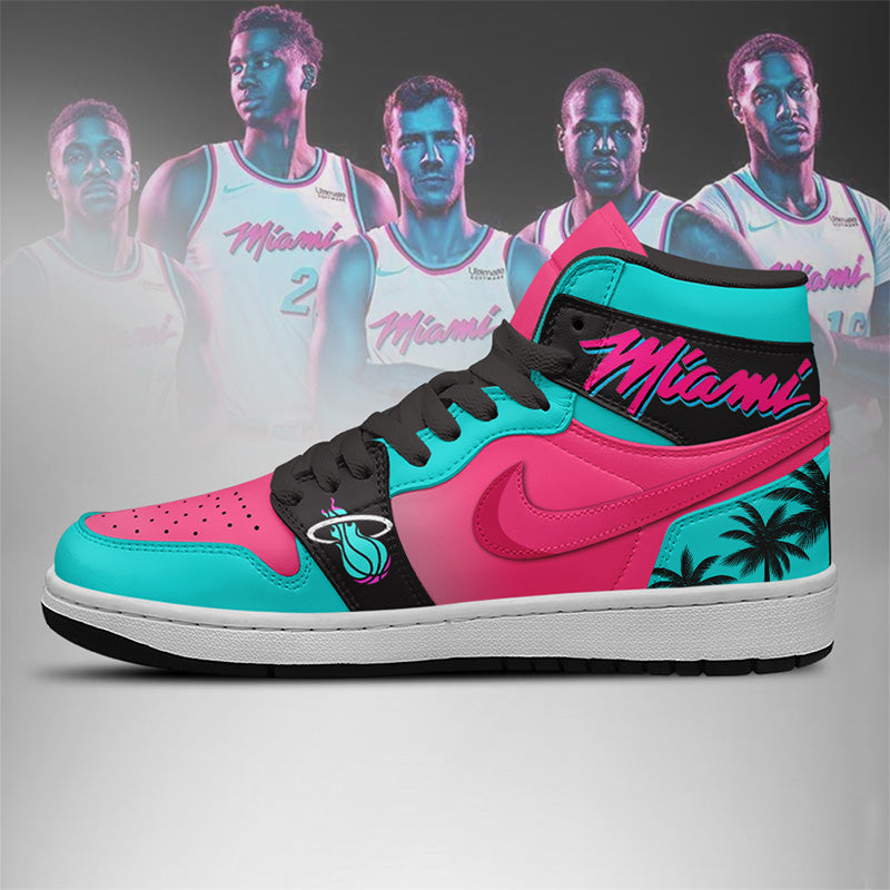 [HOT DEAL] NEW CUSTOMIZED NBA20 MHE MIAMI HEAT AIR JORDAN SNEAKERS