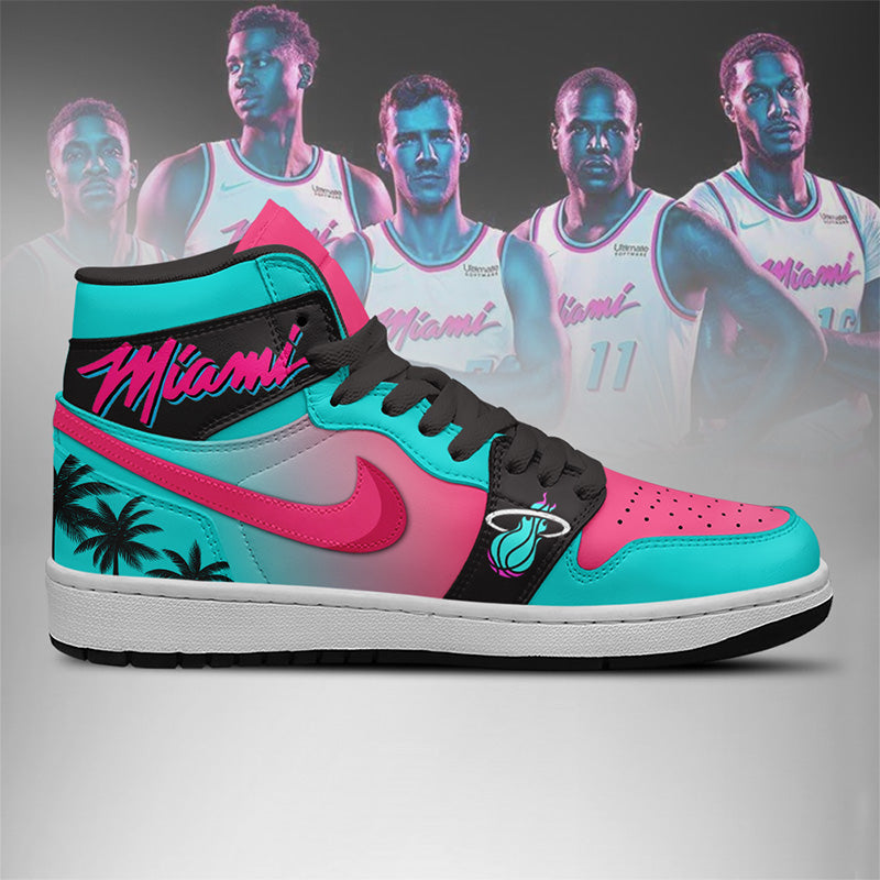 [HOT DEAL] NEW CUSTOMIZED NBA20 MHE MIAMI HEAT AIR JORDAN SNEAKERS