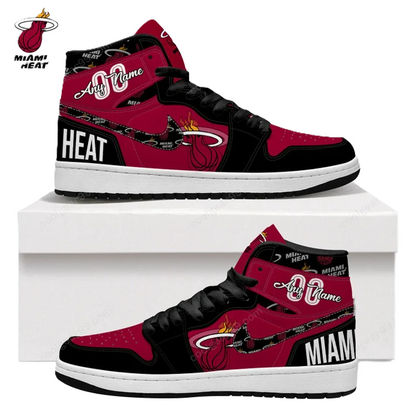 [HOT DEAL] NEW CUSTOMIZED NBA20 MHE MIAMI HEAT AIR JORDAN SNEAKERS