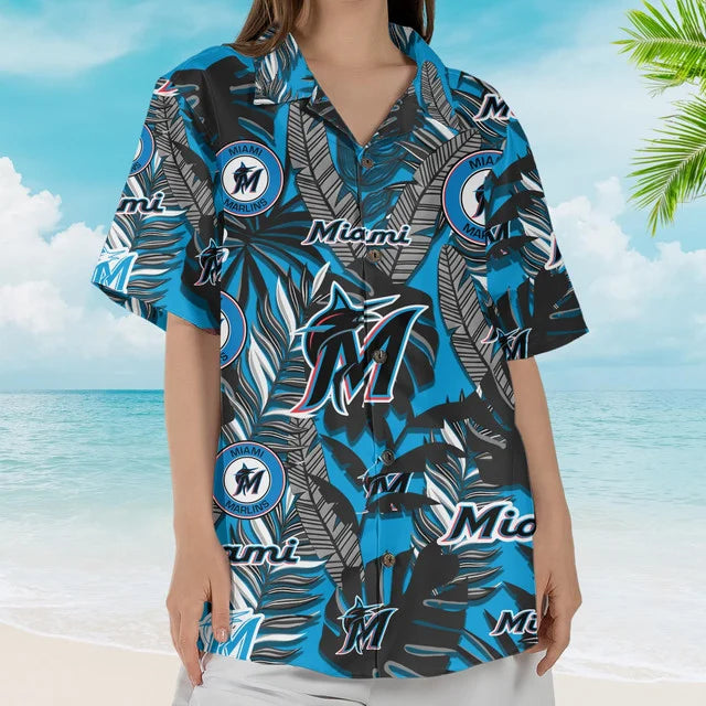 LIMITED EDITION - NEW CUSTOMIZED MLB20 MMS MIAMI MARLINS UNISEX HAWAIIAN SHIRT