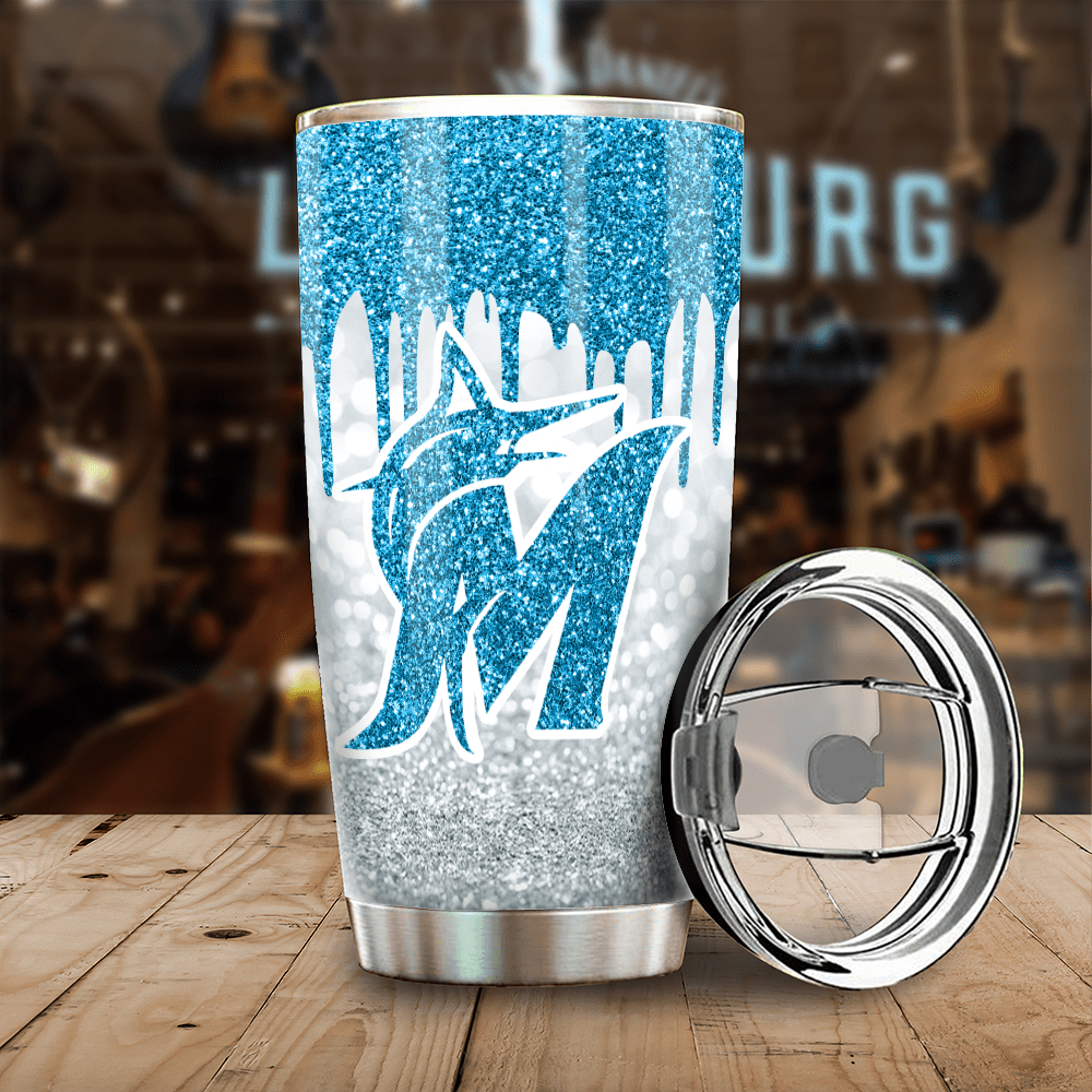 LIMITED EDITION - NEW CUSTOMIZED MLB20 MI MARLINS TUMBLER CUP