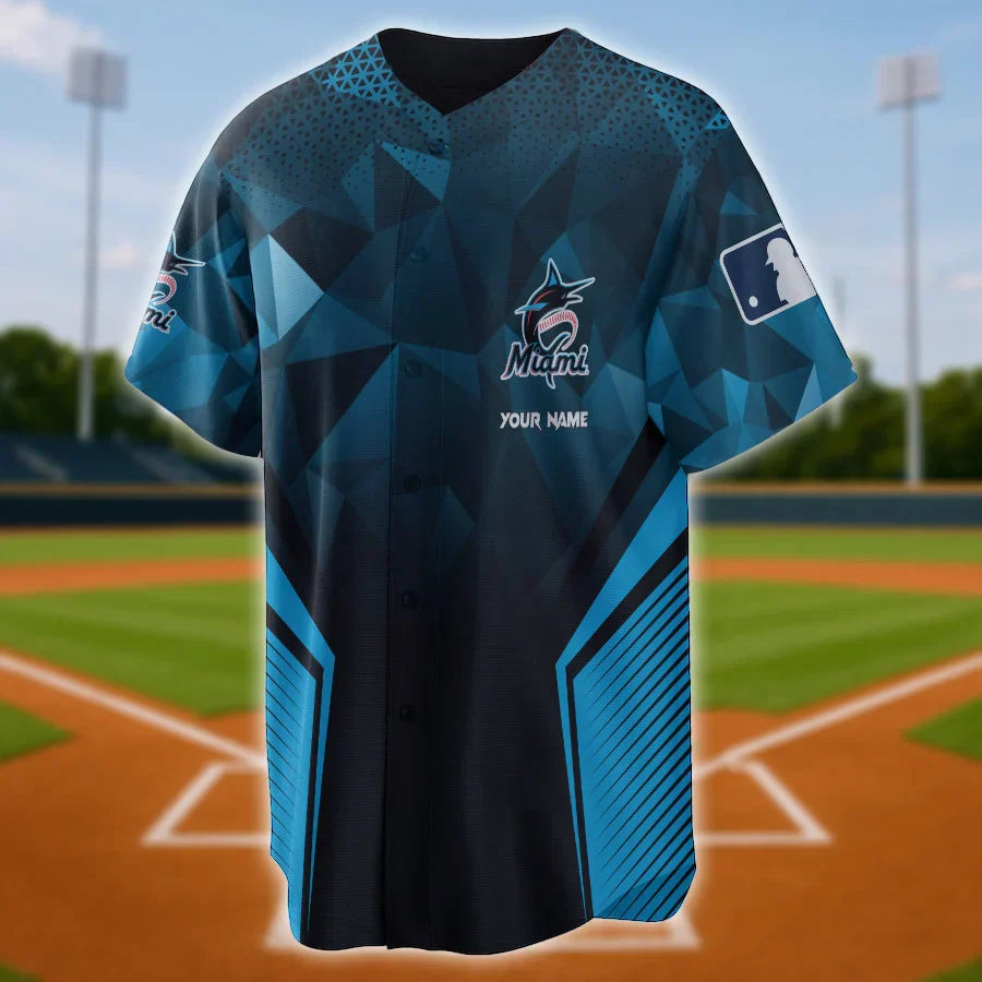 LIMITED EDITION - NEW CUSTOMIZED MLB20 MMS MIAMI MARLINS BASEBALL JERSEY