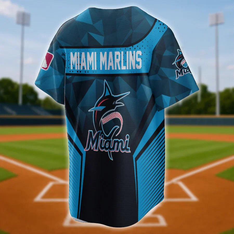 LIMITED EDITION - NEW CUSTOMIZED MLB20 MMS MIAMI MARLINS BASEBALL JERSEY