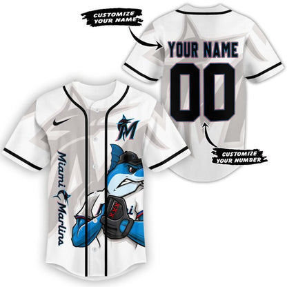 LIMITED EDITION - NEW CUSTOMIZED MLB20 MMS MIAMI MARLINS BASEBALL JERSEY