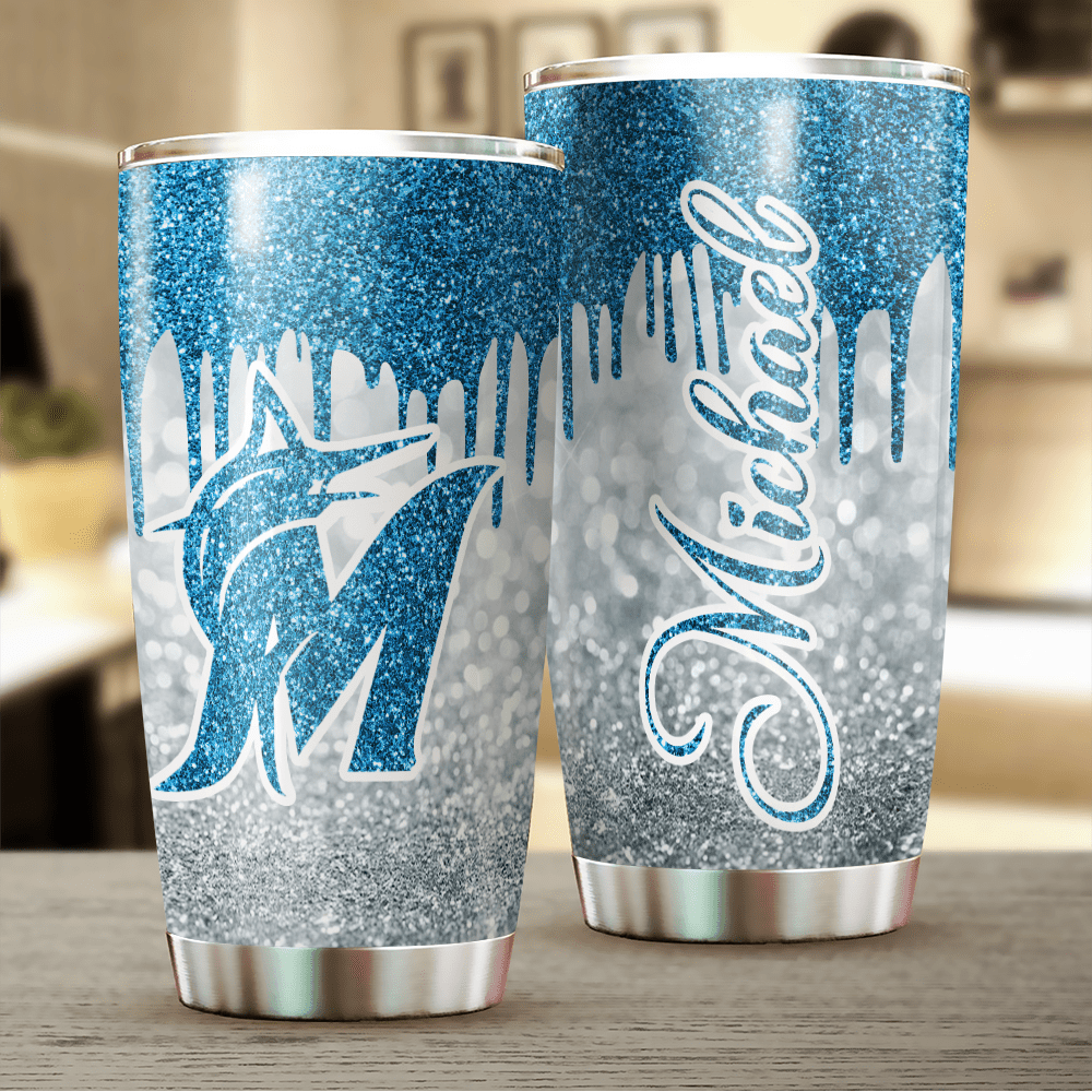 LIMITED EDITION - NEW CUSTOMIZED MLB20 MI MARLINS TUMBLER CUP