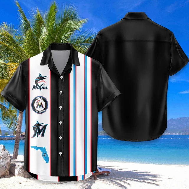 LIMITED EDITION - NEW CUSTOMIZED MLB20 MMS MIAMI MARLINS UNISEX HAWAIIAN SHIRT