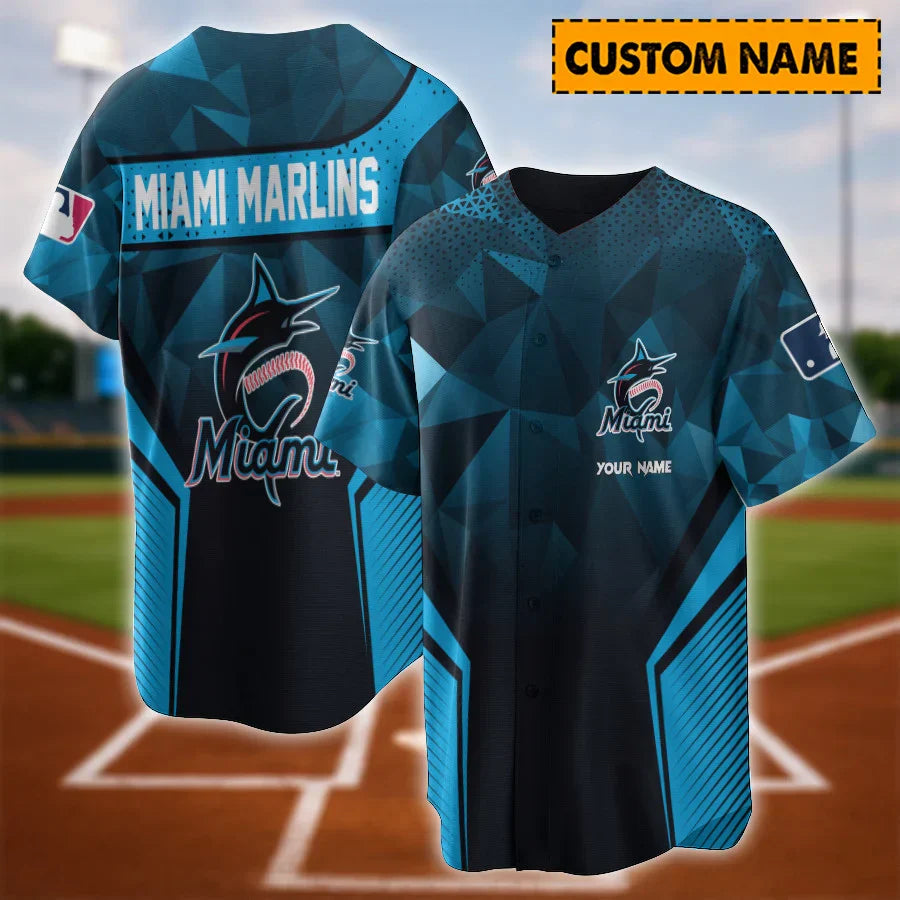 LIMITED EDITION - NEW CUSTOMIZED MLB20 MMS MIAMI MARLINS BASEBALL JERSEY