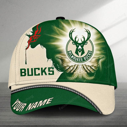 LIMITED EDITION - NEW CUSTOMIZED NBA11 MBU MILWAUKEE BUCKS CLASSIC CAP