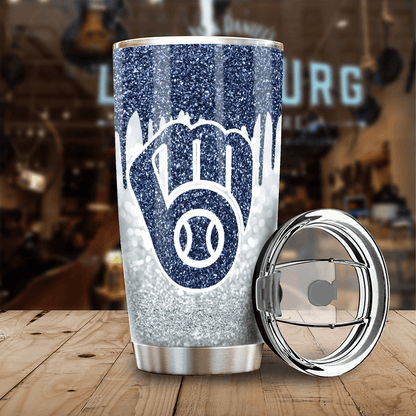 LIMITED EDITION - NEW CUSTOMIZED MLB15 MW BREWERS TUMBLER CUP