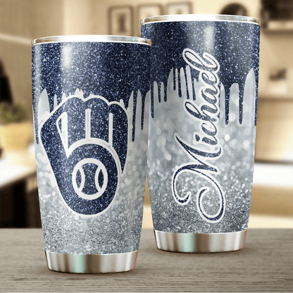LIMITED EDITION - NEW CUSTOMIZED MLB15 MW BREWERS TUMBLER CUP