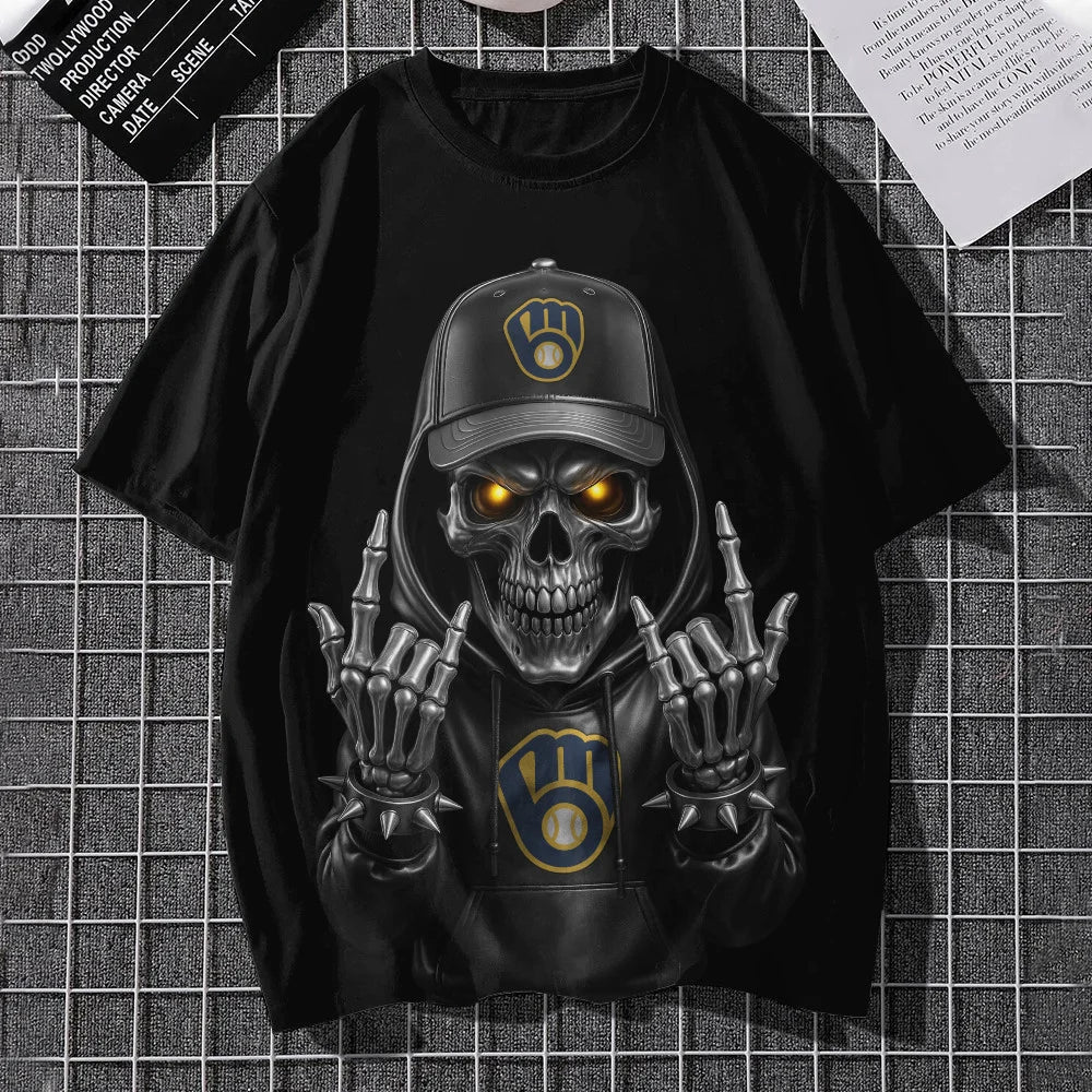LIMITED EDITION - NEW CUSTOMIZED MLB15 MBS MILWAUKEE BREWERS T-SHIRT, HOODIE, ZIP HOODIE