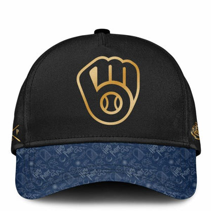 LIMITED EDITION - NEW CUSTOMIZED MLB15 MBS MILWAUKEE BREWERS x HARRY POTTER BASEBALL JERSEY & CAP